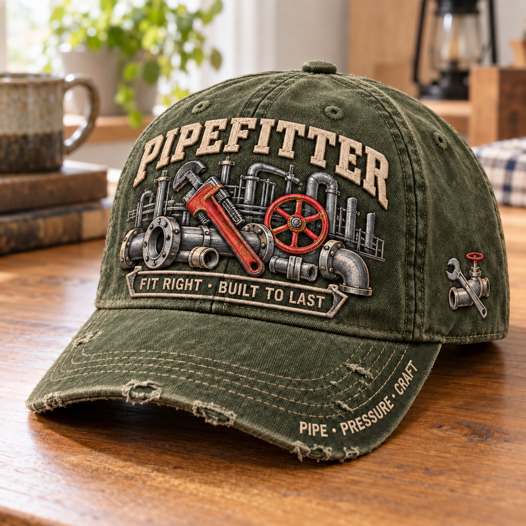 Pipefitter Fit Right Built To Last Baseball Cap