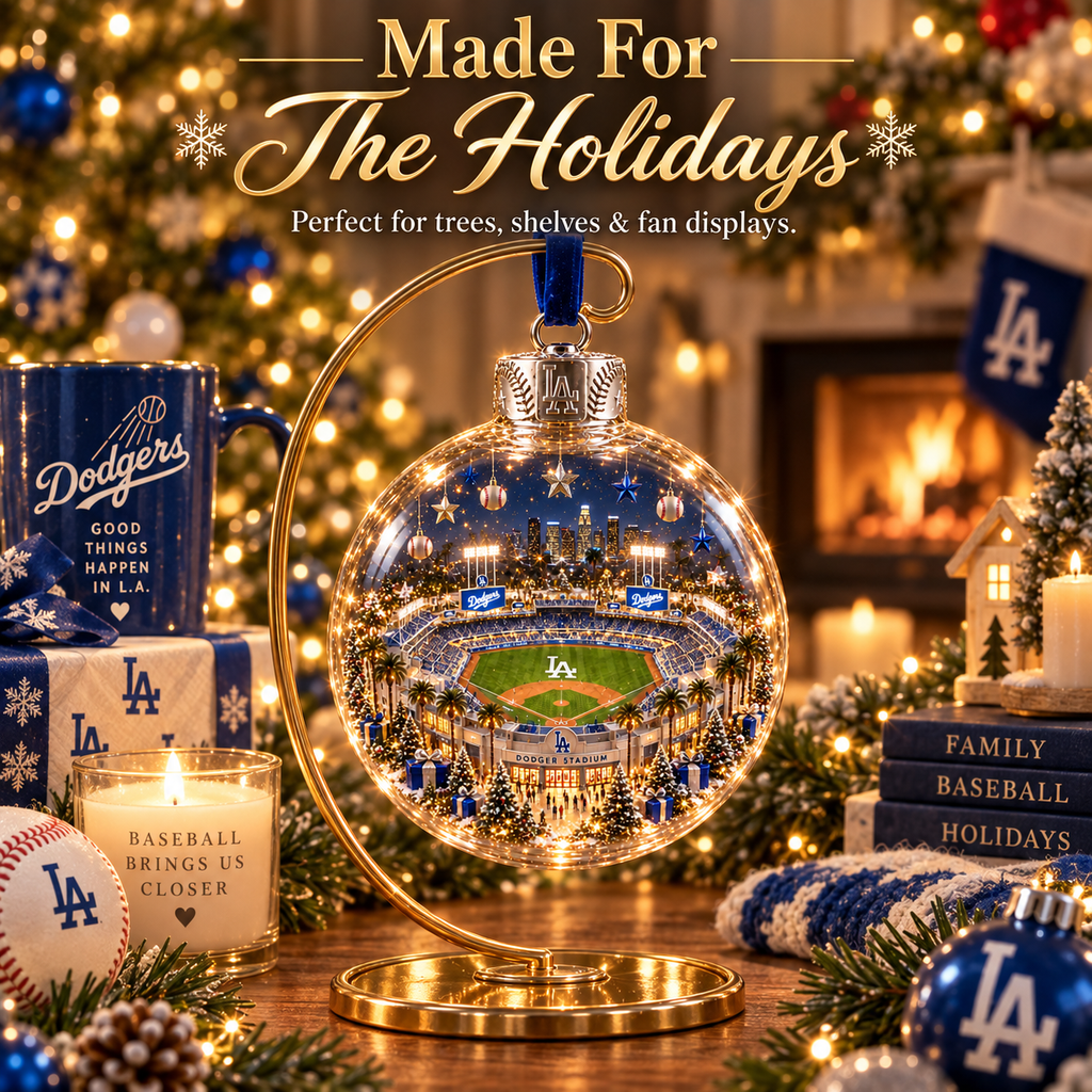 Light-Up Baseball Stadium Christmas Ornament – Holiday Keepsake