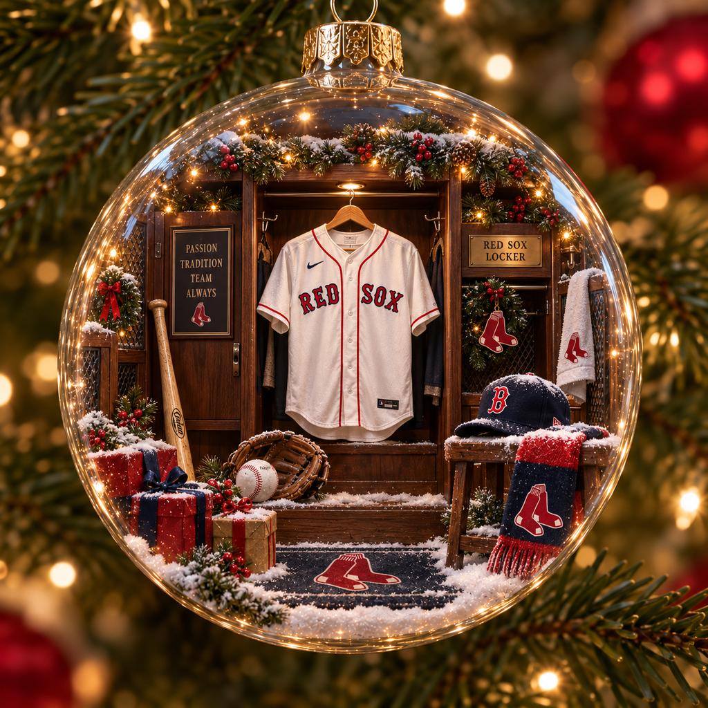 Go Sox — Light-Up Baseball Ornament