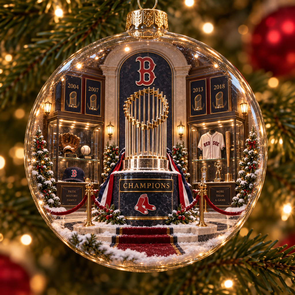 Go Sox — Light-Up Baseball Ornament