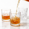 Crystal lowball whiskey glass tumbler Sikunuo