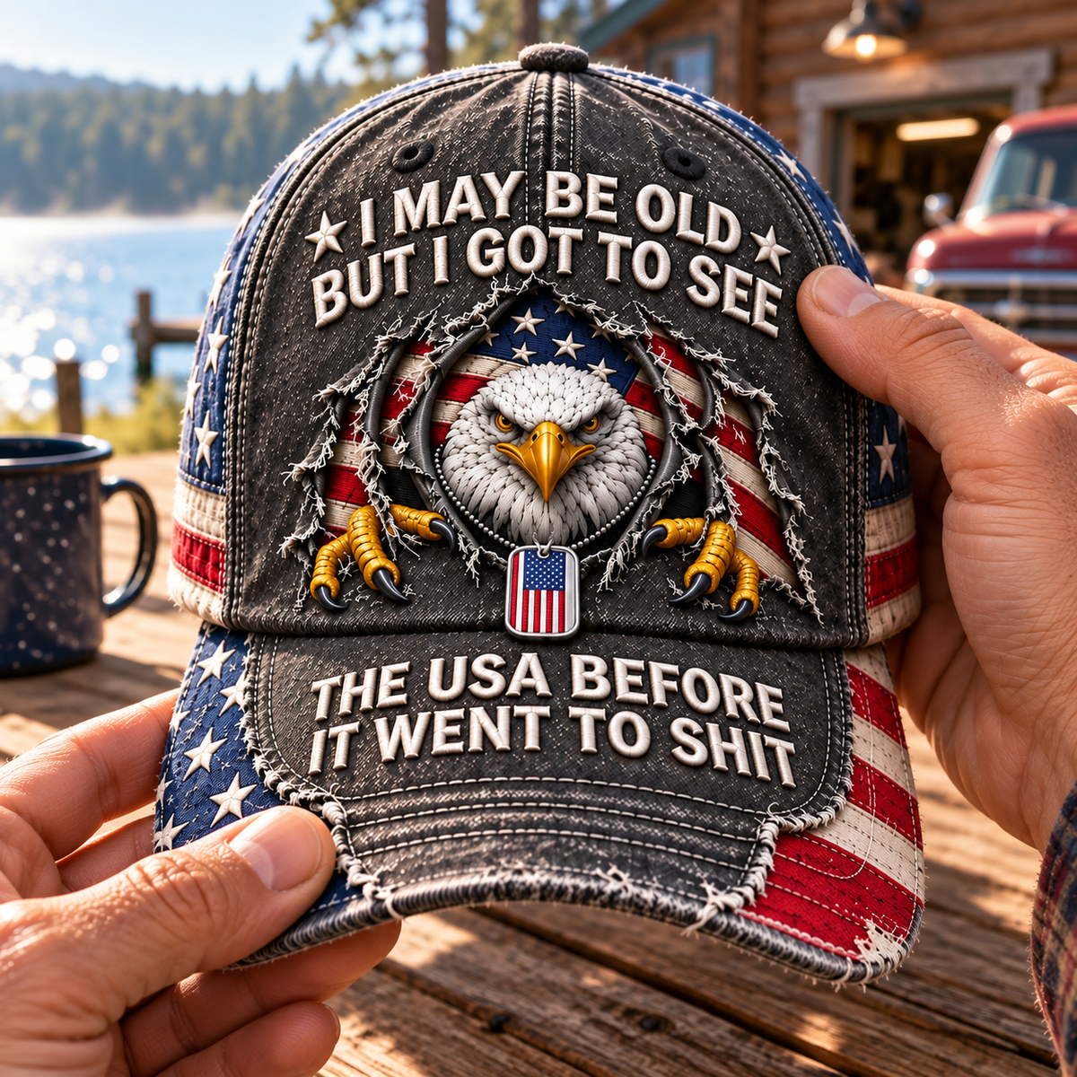 Vintage American Eagle Trucker Hat
