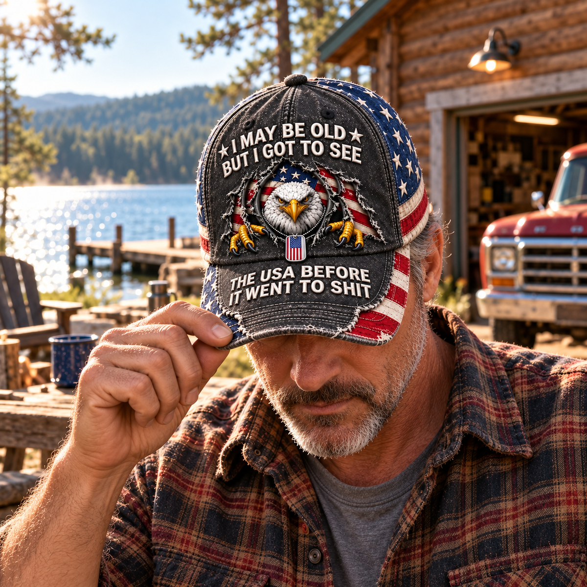 Vintage American Eagle Trucker Hat