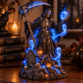 💀🔥 Glowing Grim Reaper – Spooky Halloween Decoration