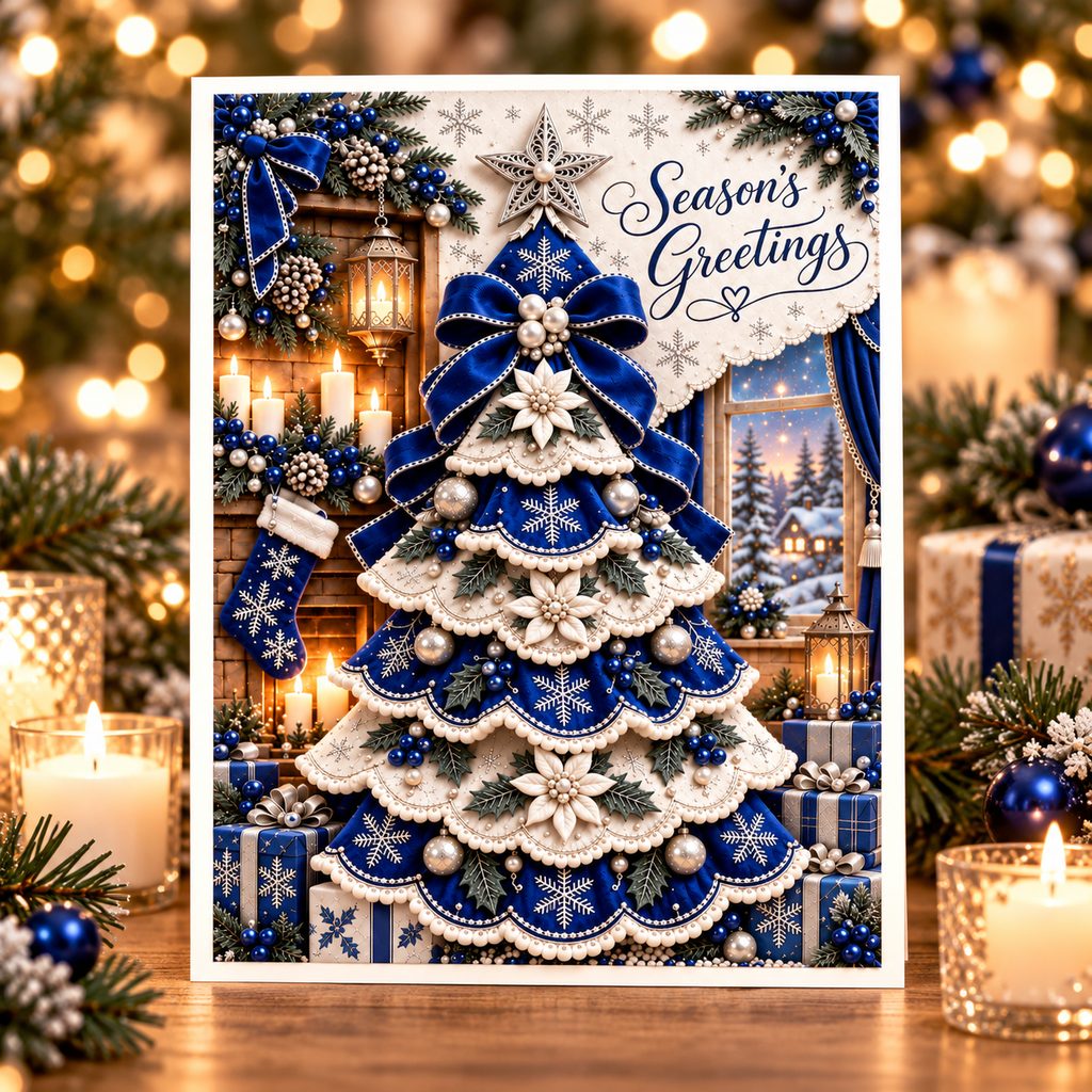 3D Christmas Tree Greeting Card
