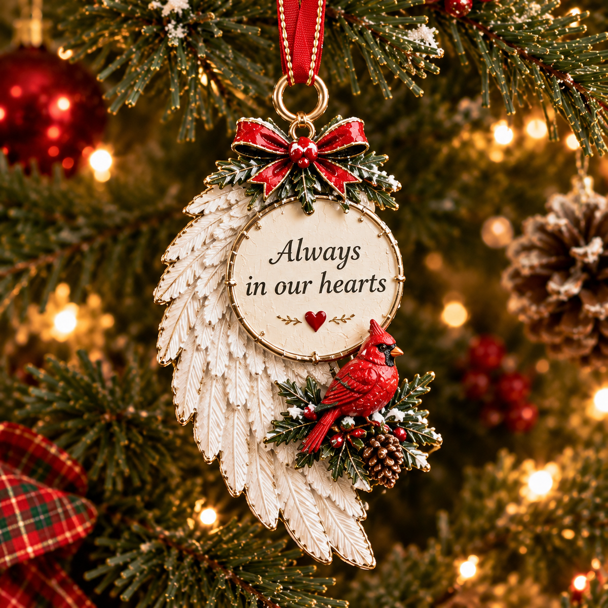 Heartfelt Holiday Keepsake Flat Ornament