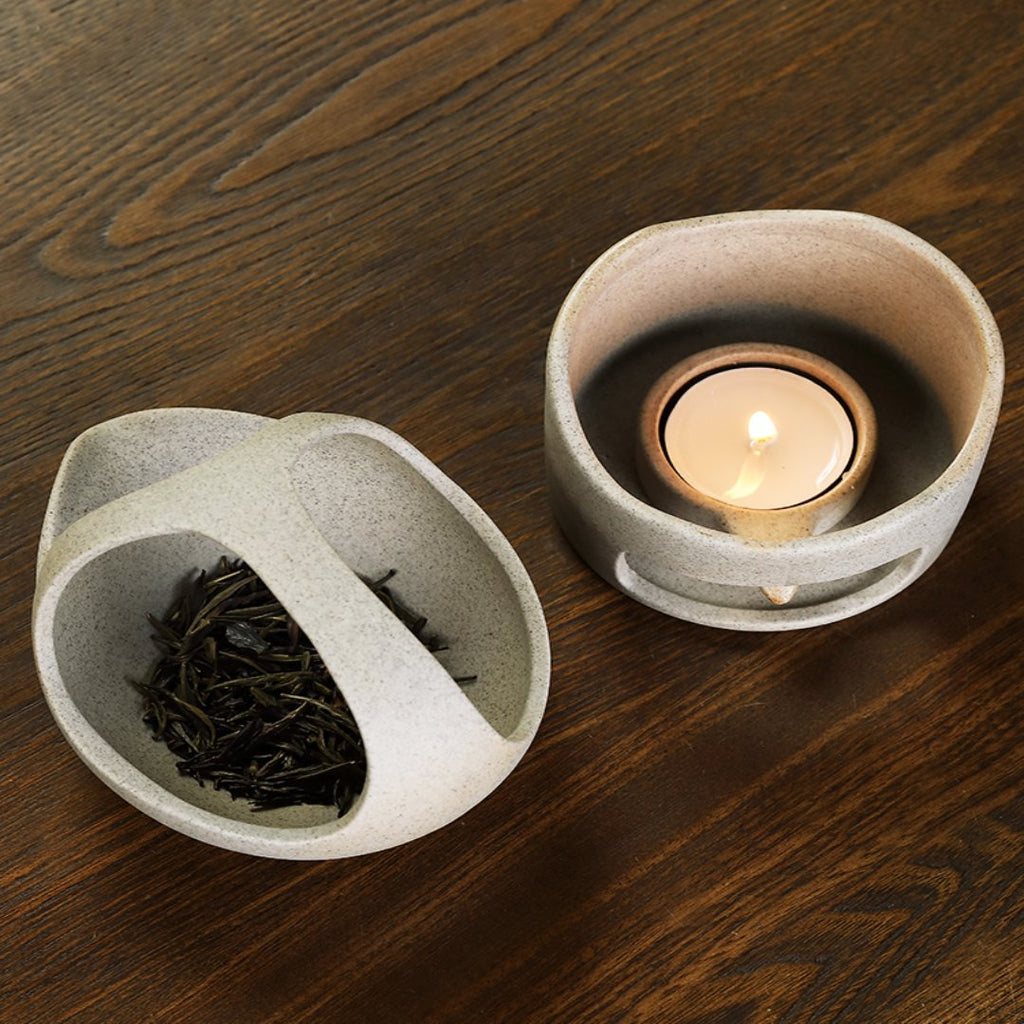 Sikunuo | Japanese Style Simple Candle Tea Warmer Pot