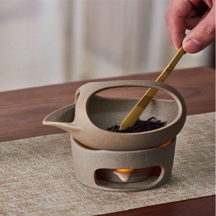 Sikunuo | Japanese Style Simple Candle Tea Warmer Pot
