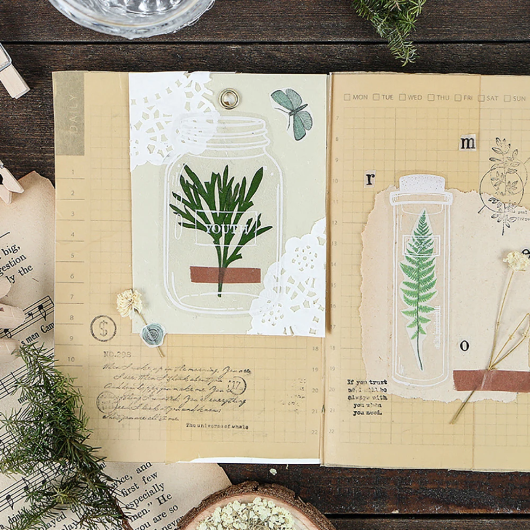 Sikunuo | DIY Transparent Natural Floral Bookmarks