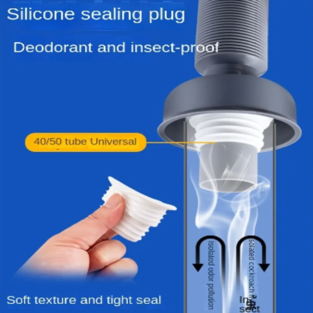 Sikunuo | 360 Drain Easy Universal Overflow Disposer Drain Kit