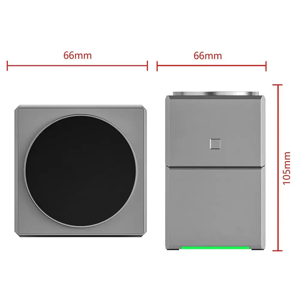 Sikunuo | CubeCharge 3-in-1 Charging Station – Wireless Fast Charging for iPhone, Watch & AirPods