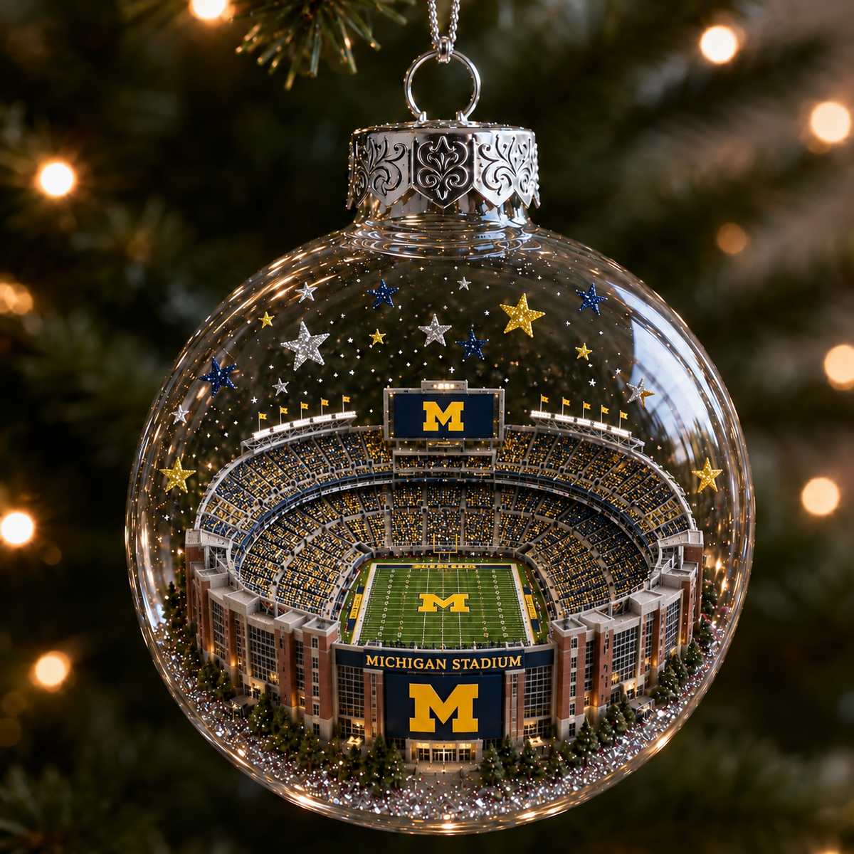 College Football Stadium Christmas Ornament Collection