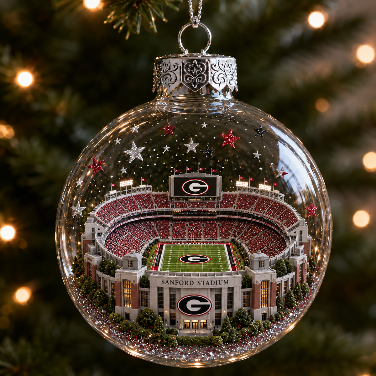 College Football Stadium Christmas Ornament Collection