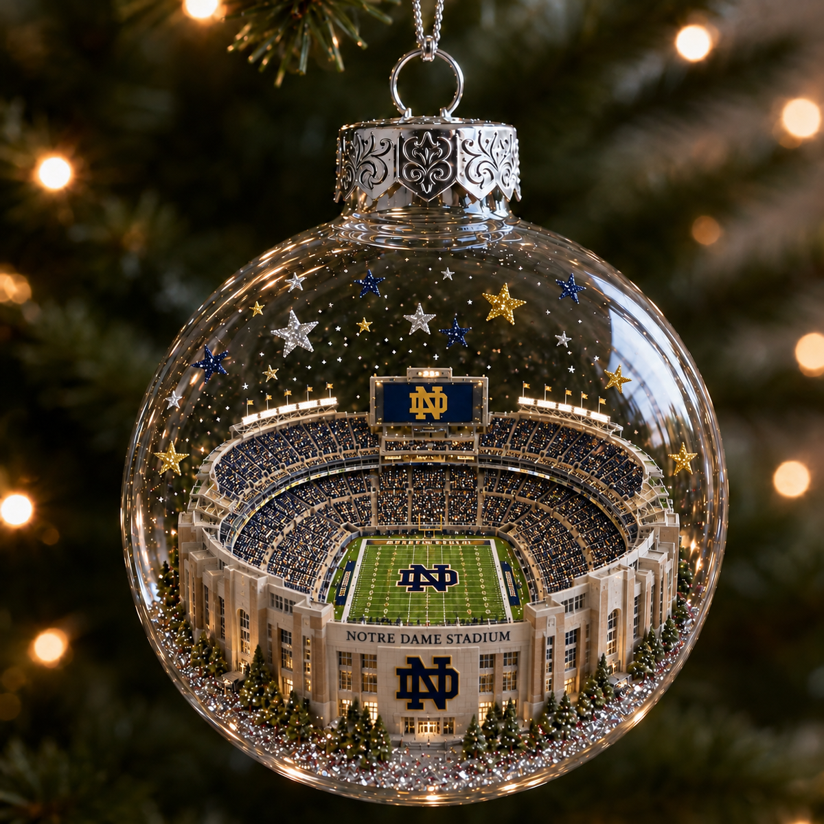 College Football Stadium Christmas Ornament Collection