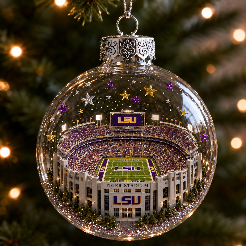 College Football Stadium Christmas Ornament Collection