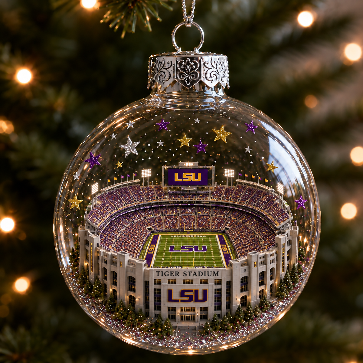 College Football Stadium Christmas Ornament Collection