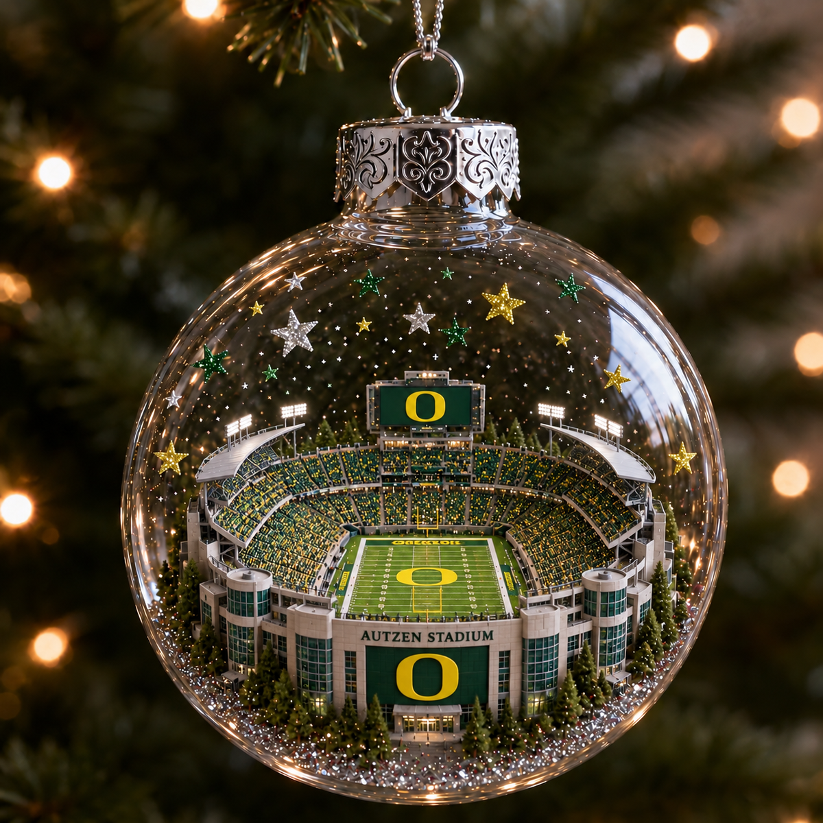 College Football Stadium Christmas Ornament Collection