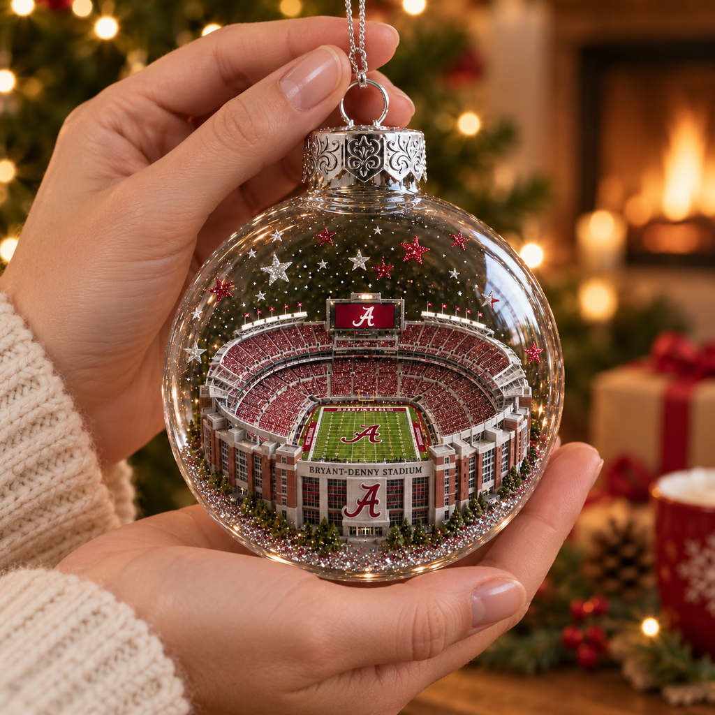 College Football Stadium Christmas Ornament Collection