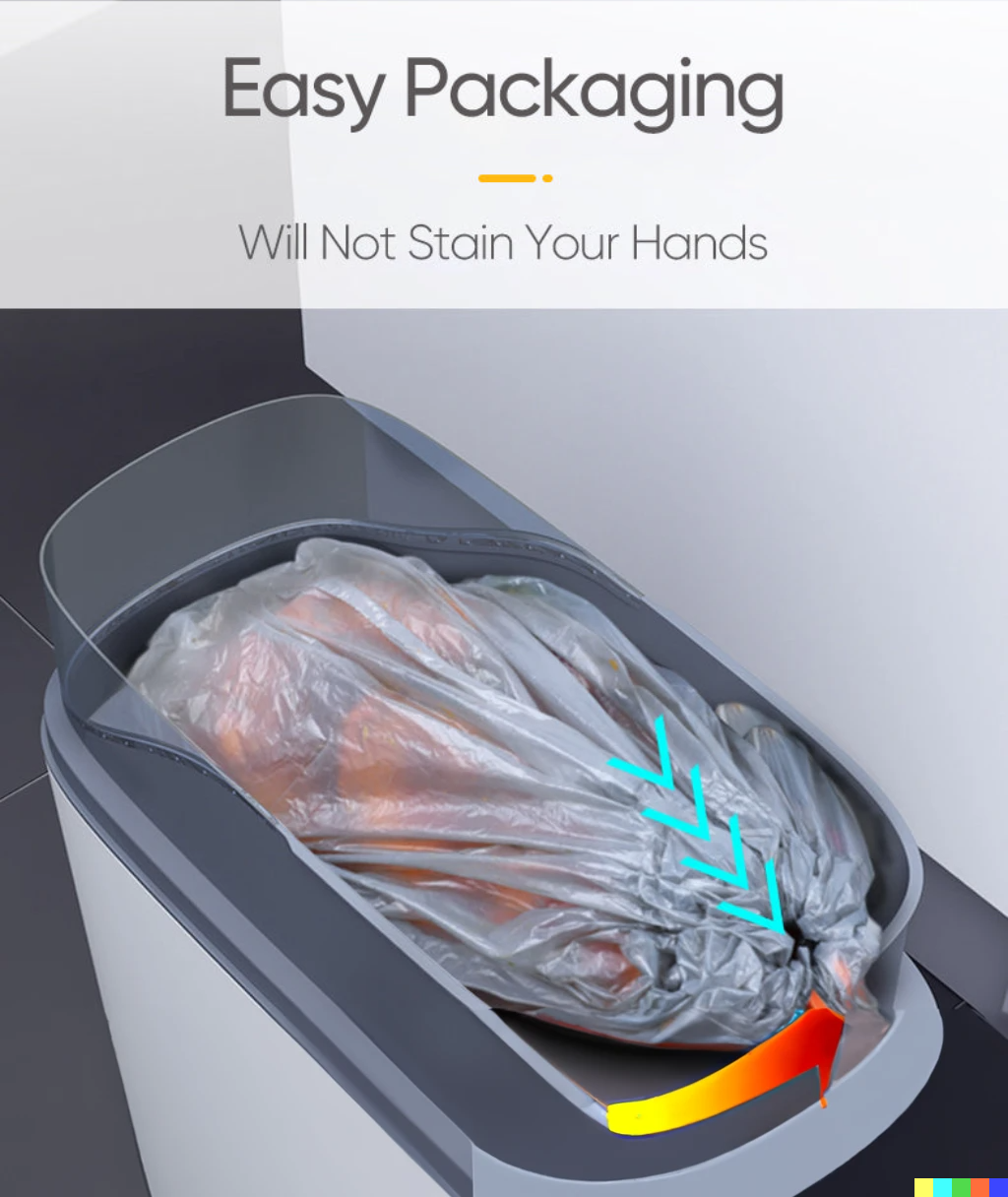 Sikunuo | Automatic Packaging Large Trash Can