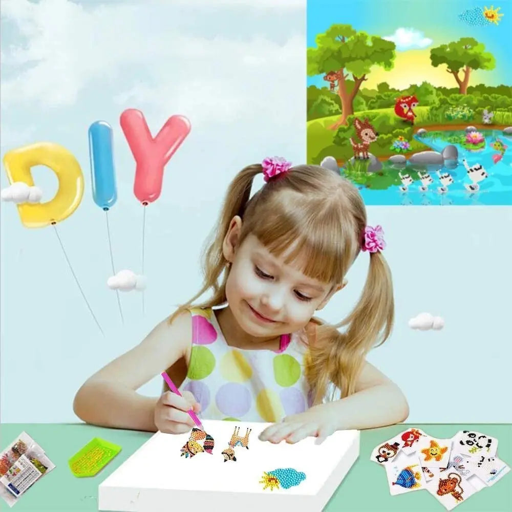 Sikunuo | DIY Kids' Diamond Painting Set