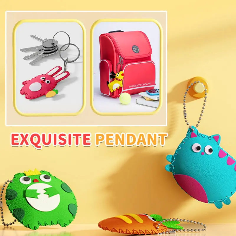 Sikunuo | DIY sewing kit for children – Creative crafting with cute animal motifs