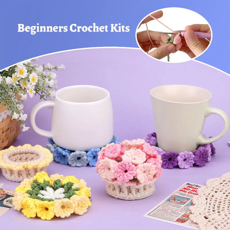 Sikunuo | DIY Coaster Set – Create Unique Floral Designs Yourself