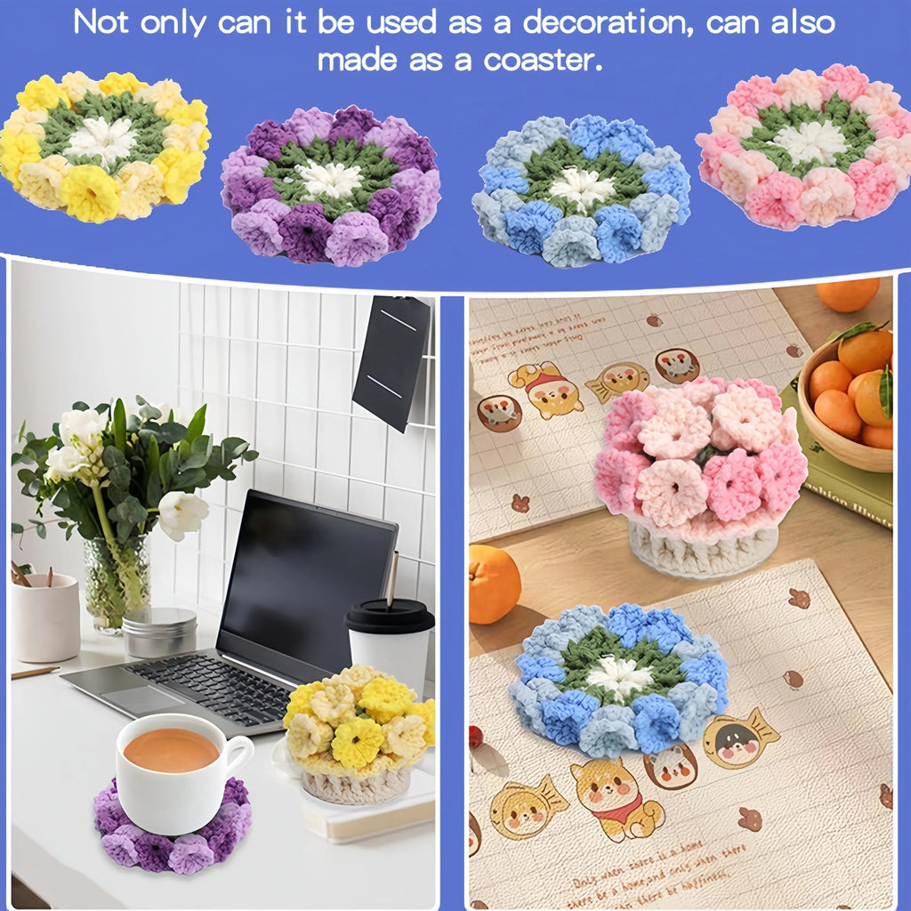 Sikunuo | DIY Coaster Set – Create Unique Floral Designs Yourself