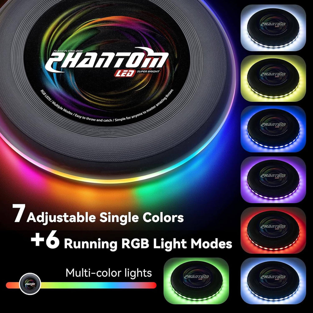 8.85'' LED Flying Disc with 13 Dynamic Light Modes