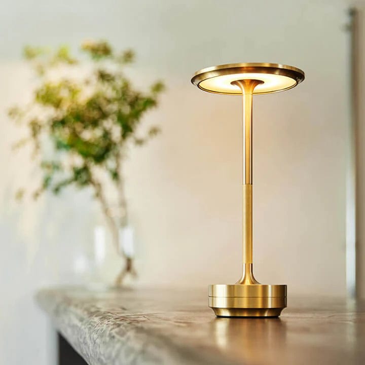 Aluminum LED Cordless Rechargeable Table Desk Lamp