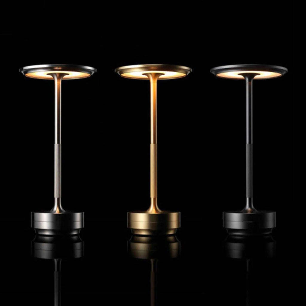 Aluminum LED Cordless Rechargeable Table Desk Lamp