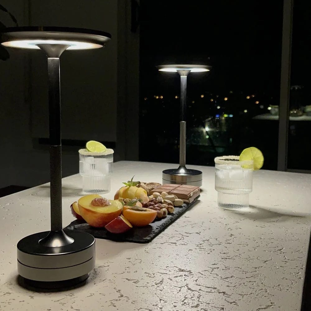 Aluminum LED Cordless Rechargeable Table Desk Lamp