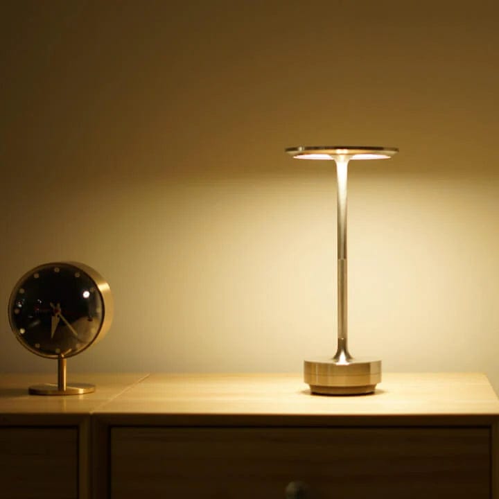 Aluminum LED Cordless Rechargeable Table Desk Lamp