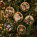 DIY Christmas Wooden Diamond Art Ornament Set