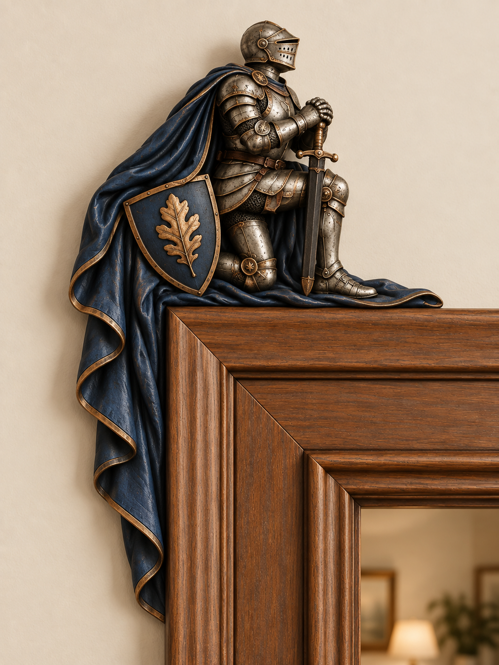 "Guardians at Our Door" – Medieval Knight Door Frame Decor Set