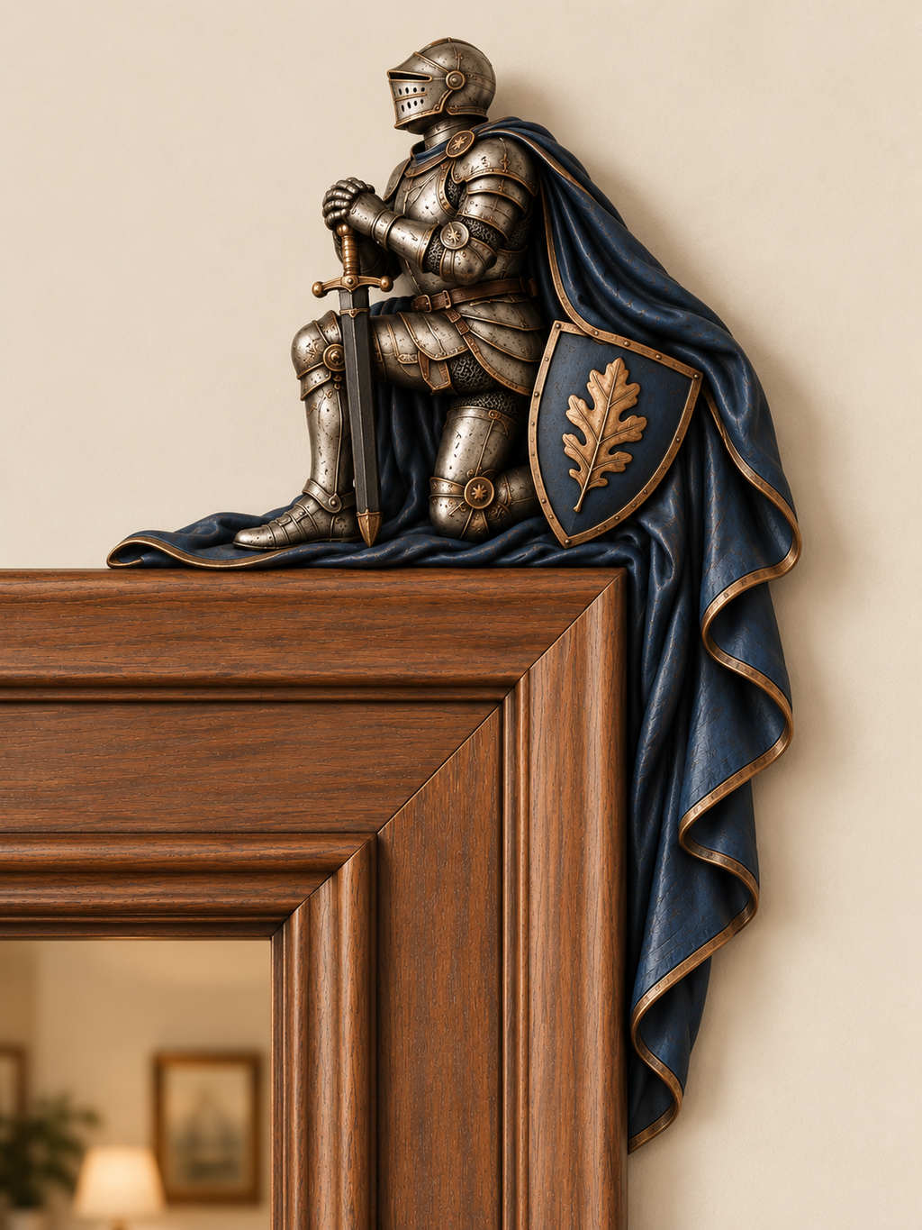 "Guardians at Our Door" – Medieval Knight Door Frame Decor Set