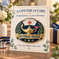 "A Lifetime of Care" Retired Nurse Commemorative Brooch