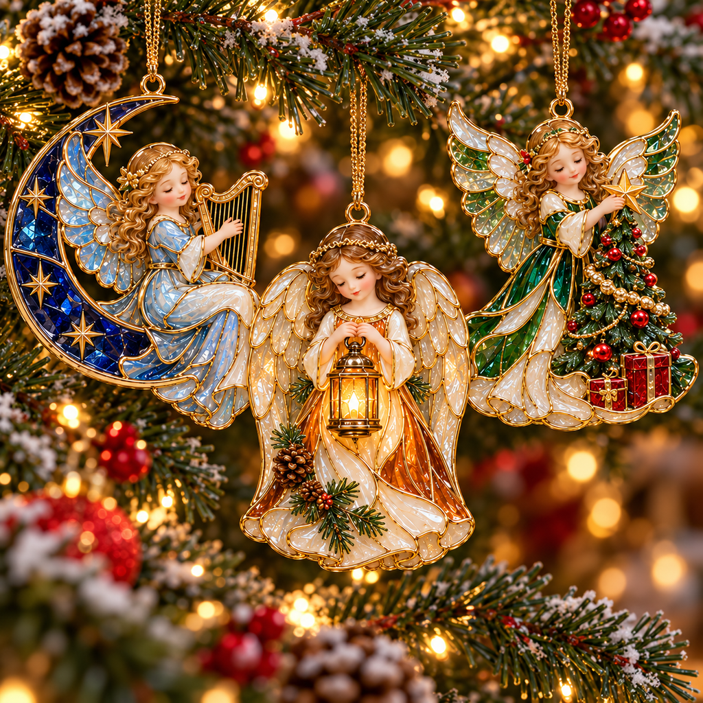Blessings Christmas Angel Ornaments
