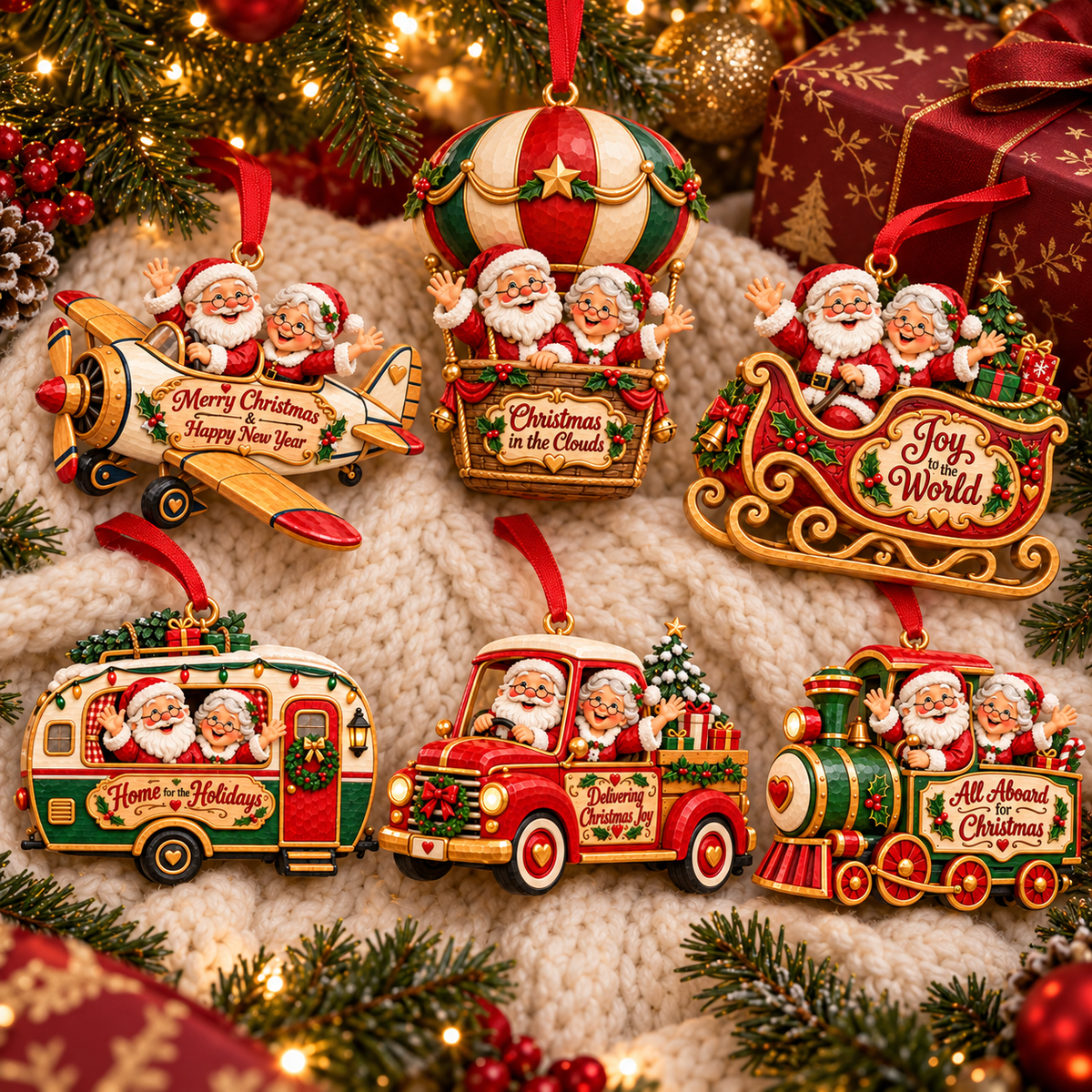 Santa & Mrs. Claus Christmas Keepsakes