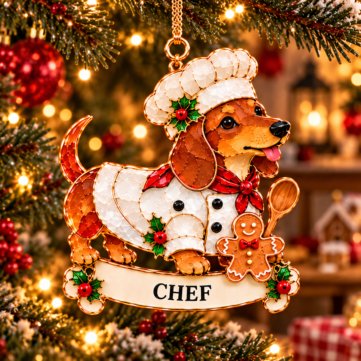Christmas Career Dachshund Ornaments