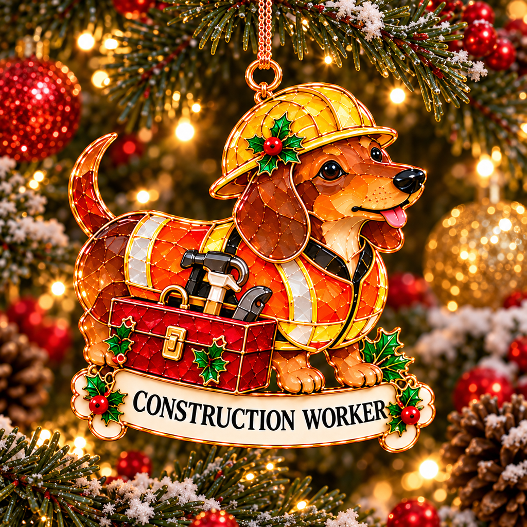 Christmas Career Dachshund Ornaments