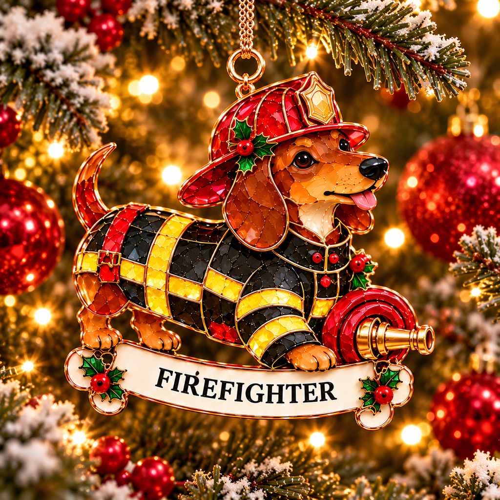 Christmas Career Dachshund Ornaments