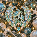 Ocean Animal Heart Christmas Ornament