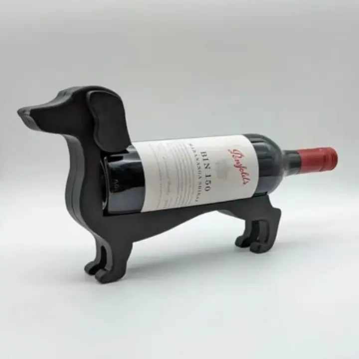 Sikunuo | Dachshund Wine Bottle Holder – Unique, Decorative Wine Holder
