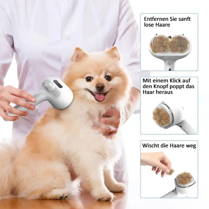 Sikunuo | Steam Hair Removal Comb – Fur Care Brush for Pets