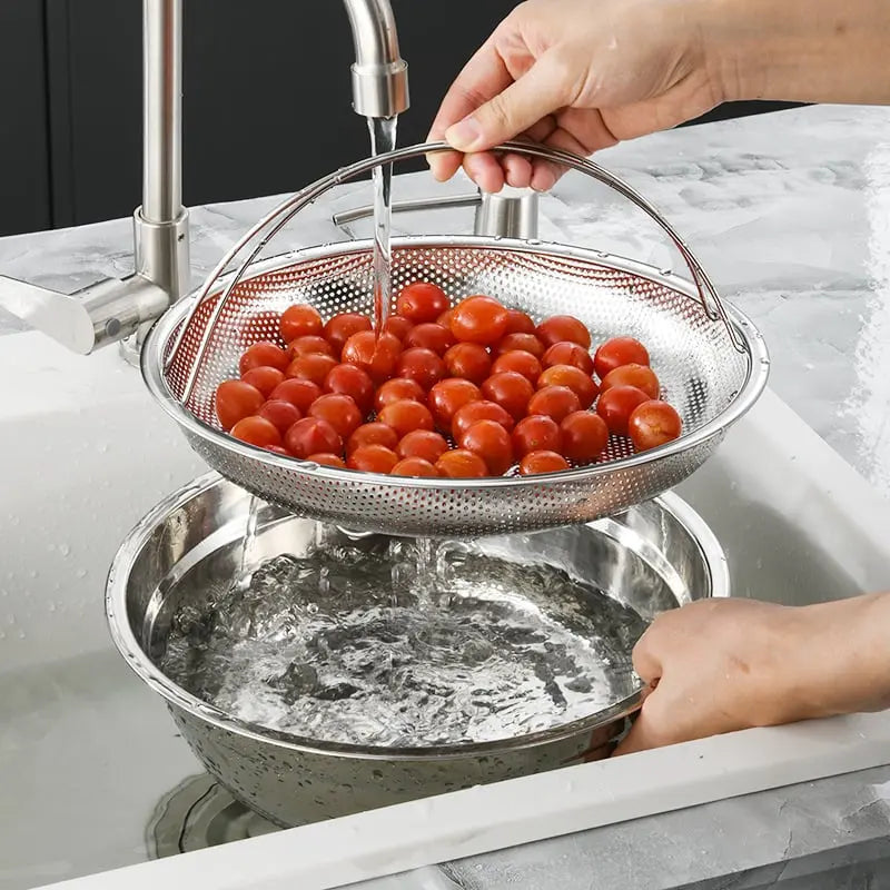 Sikunuo | Stainless steel steam insert with handle