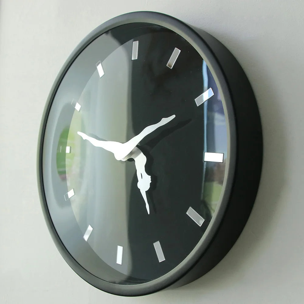 Sikunuo | Dancing Ballerina Artsy Modern Wall Clock