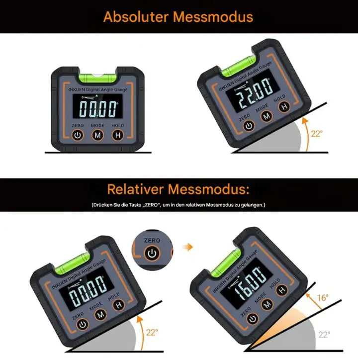 Sikunuo | Digital PRedractor 0-360° – Precise & with Magnetic Base
