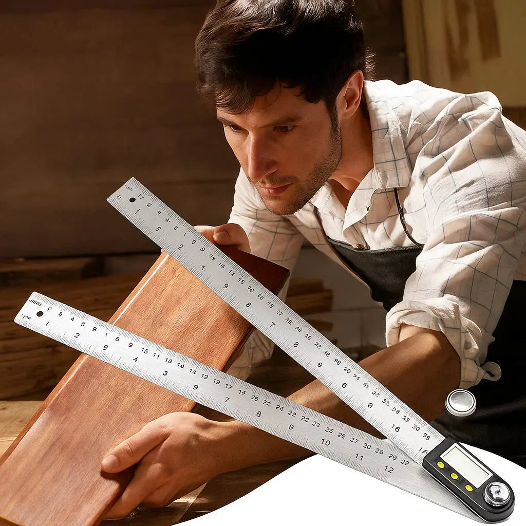 Sikunuo | Digital Angle Finder and Ruler Combination Tool