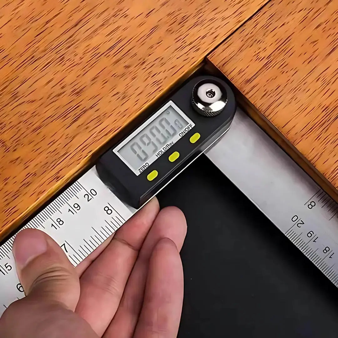 Sikunuo | Digital angle measuring device with ruler – precisely measure angles & lengths