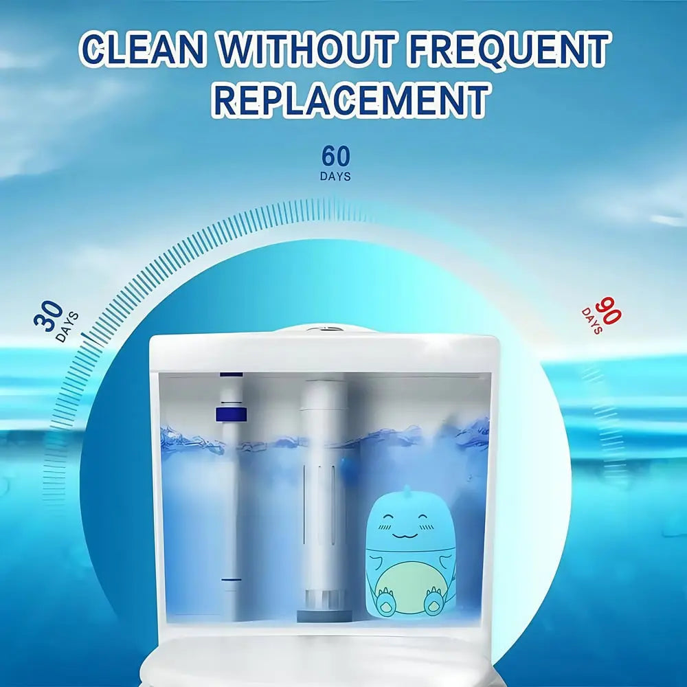 Sikunuo | Dino Toilet Cleaner & Fragrance Stone – Cleans automatically with every flush